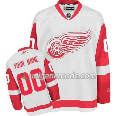Reebok Dame Eishockey Detroit Red Wings Trikot Custom weiß Premier Auswärts