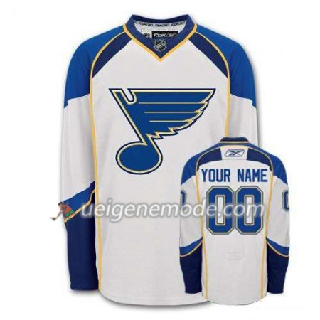 Reebok Dame Eishockey St. Louis Blues Trikot Custom weiß Premier Auswärts