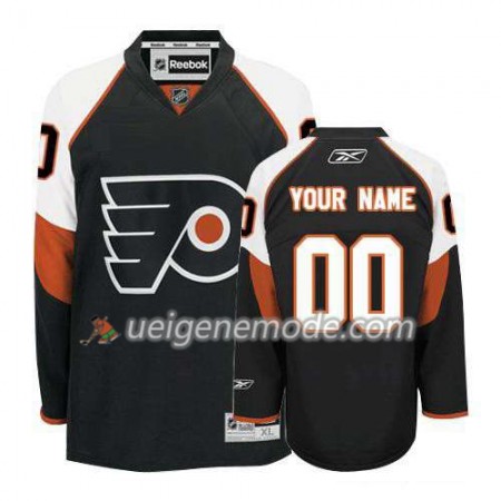 Reebok Dame Eishockey Philadelphia Flyers Trikot Custom Schwarz Premier Ausweich