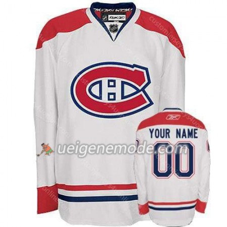 Reebok Dame Eishockey Montreal Canadiens Trikot Custom weiß Premier Auswärts