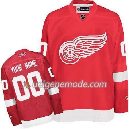 Kinder Eishockey Detroit Red Wings Trikot Custom Rot Premier Heim