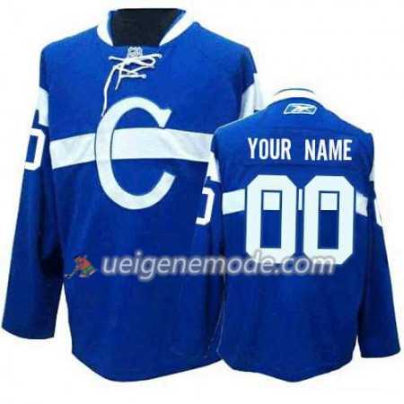 Kinder Eishockey Montreal Canadiens Trikot Custom Bleu Premier Ausweich
