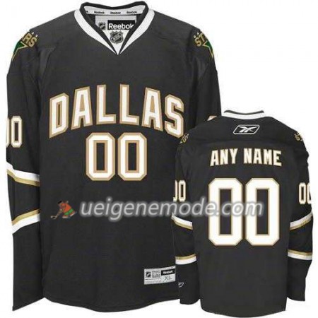 Reebok Dame Eishockey Dallas Stars Trikot Custom Schwarz