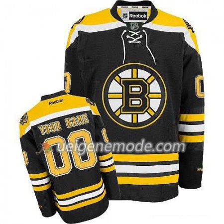 Kinder Eishockey Boston Bruins Trikot Custom Schwarz Premier Heim