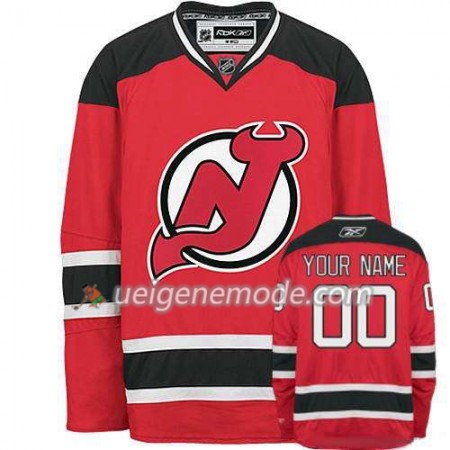 Reebok Dame Eishockey New Jersey Devils Trikot Custom Rot Premier Heim