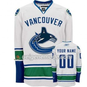 Reebok Herren Eishockey Vancouver Canucks Trikot Custom weiß Premier Auswärts