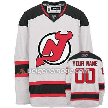 Reebok Herren Eishockey New Jersey Devils Trikot Custom weiß Premier Auswärts