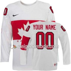 Kinder Eishockey Canada Team Trikot Custom weiß Heim 2014