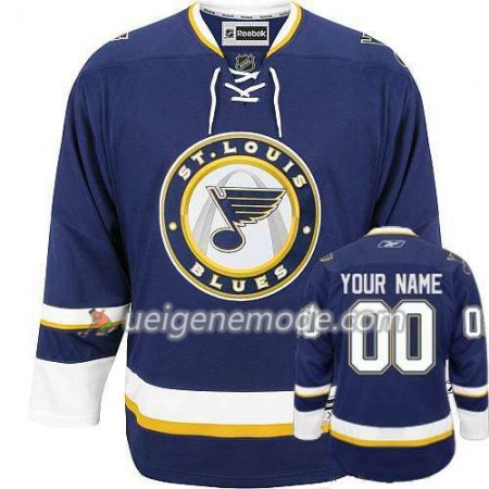 Reebok Herren Eishockey St. Louis Blues Trikot Custom Bleu Premier Ausweich