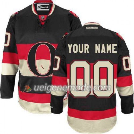 Reebok Herren Eishockey Ottawa Senators Trikot Custom Schwarz Nouveau Premier Ausweich