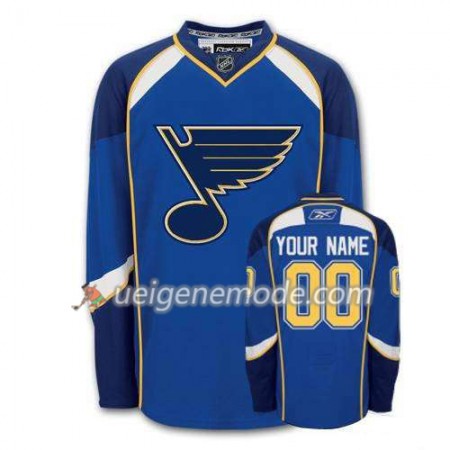 Reebok Herren Eishockey St. Louis Blues Trikot Custom Bleu Premier Heim