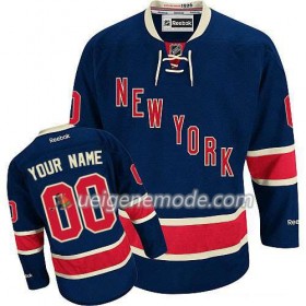 Reebok Dame Eishockey New York Rangers Trikot Custom Bleu Premier Ausweich