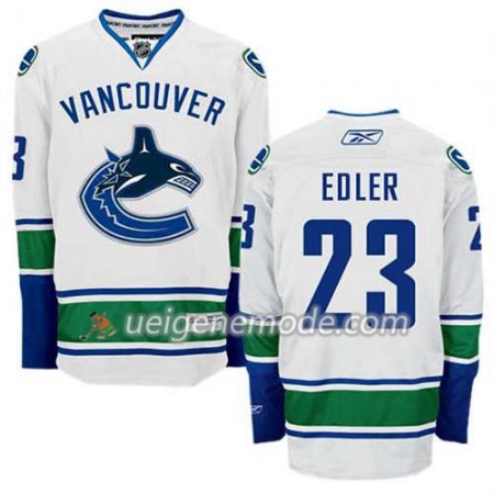 Reebok Herren Eishockey Vancouver Canucks Trikot Alexander Edler #23 Auswärts Weiß