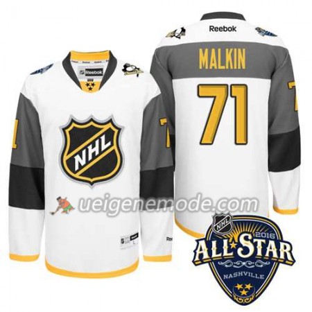 2016 All Star Eishockey Premier-Pittsburgh Penguins Trikot Evgeni Malkin #71 Schwarz