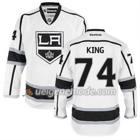 Reebok Herren Eishockey Los Angeles Kings Trikot Dwight King #74 Auswärts Weiß