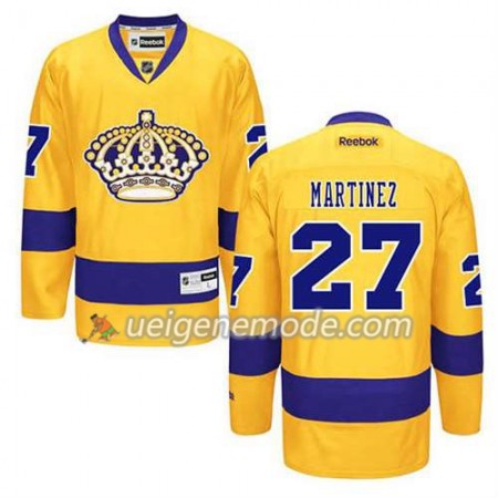 Reebok Herren Eishockey Los Angeles Kings Trikot Alec Martinez #27 Ausweich Gold