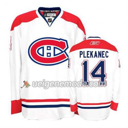 Reebok Herren Eishockey Montreal Canadiens Trikot Tomas Plekanec #14 Auswärts Weiß