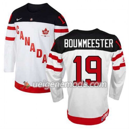 Reebok Herren Eishockey Olympic-Canada Team Trikot Jay Bouwmeester #19 100th Anniversary Weiß