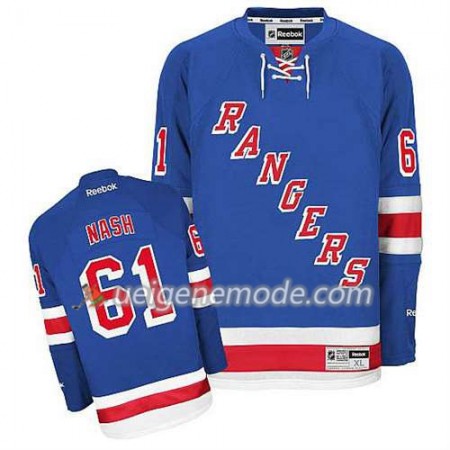 Reebok Herren Eishockey New York Rangers Trikot Rick Nash #61 Heim Blau