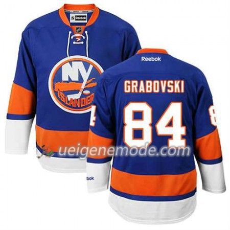 Reebok Herren Eishockey New York Islanders Trikot Mikhail Grabovski #84 Heim Blau