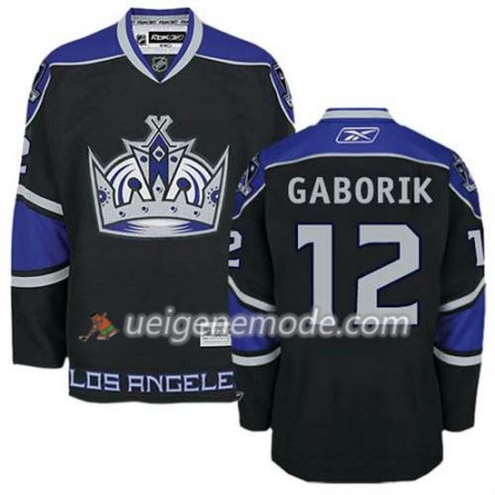 Reebok Herren Eishockey Los Angeles Kings Trikot Marian Gaborik #12 Ausweich Schwarz