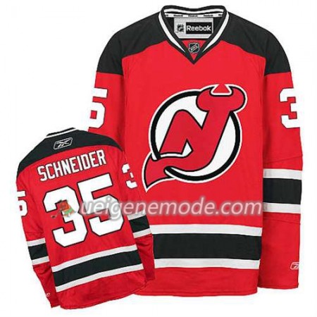 Reebok Herren Eishockey New Jersey Devils Trikot Cory Schneider #35 Heim Rot