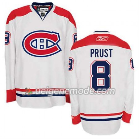 Reebok Herren Eishockey Montreal Canadiens Trikot Brandon Prust #8 Auswärts Weiß