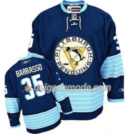Reebok Herren Eishockey Pittsburgh Penguins Trikot Tom Barrasso 35 Blau Ausweich