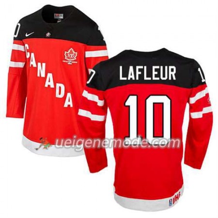 Reebok Herren Eishockey Olympic-Canada Team Trikot Guy Lafleur #10 100th Anniversary Rot