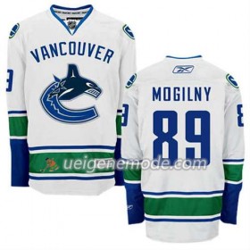 Reebok Herren Eishockey Vancouver Canucks Trikot Alexander Mogilny #89 Auswärts Weiß