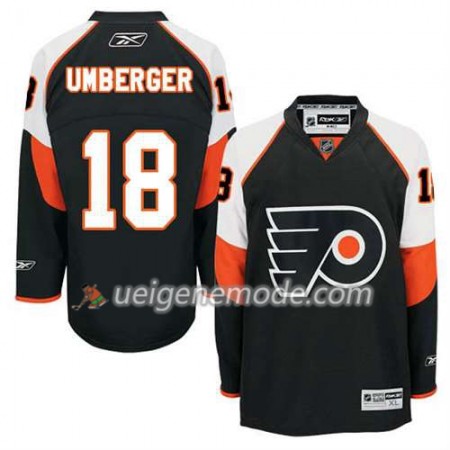 Reebok Herren Eishockey Philadelphia Flyers Trikot R. J. Umberger #18 Ausweich Schwarz