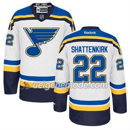 Reebok Herren Eishockey St. Louis Blues Trikot Kevin Shattenkirk #22 Auswärts Weiß