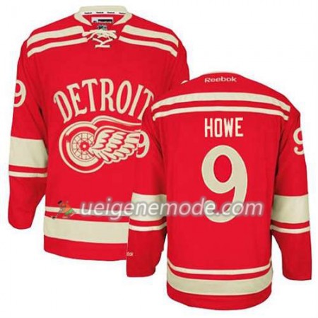 Reebok Herren Eishockey Detroit Red Wings Trikot Gordie Howe #9 2014 Winter Classic Rot