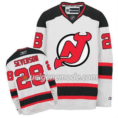 Reebok Herren Eishockey New Jersey Devils Trikot Femmeon Severson #28 Auswärts Weiß