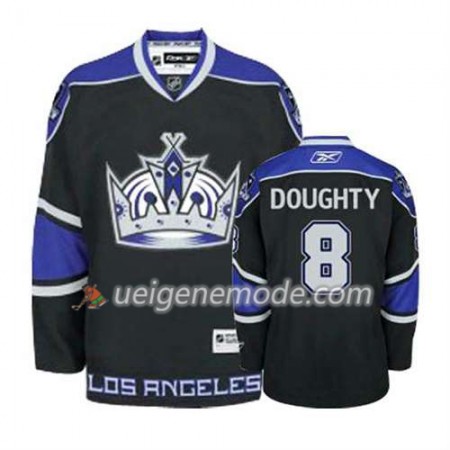 Reebok Herren Eishockey Los Angeles Kings Trikot Drew Doughty #8 Ausweich Schwarz