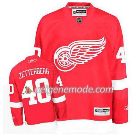 Reebok Herren Eishockey Detroit Red Wings Trikot Henrik Zetterberg #40 Heim Rot