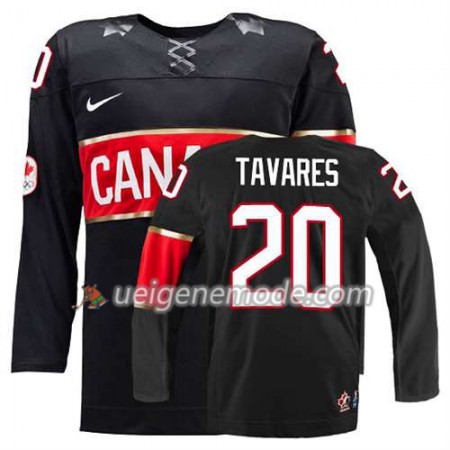 Kinder Eishockey Olympic-Canada Team Trikot John Tavares #20 Ausweich Schwarz