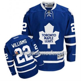 Reebok Herren Eishockey Toronto Maple Leafs Trikot Tiger Williams #22 Heim Blau