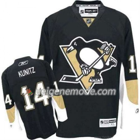 Reebok Herren Eishockey Pittsburgh Penguins Trikot Chris Kunitz 14 Schwarz Heim