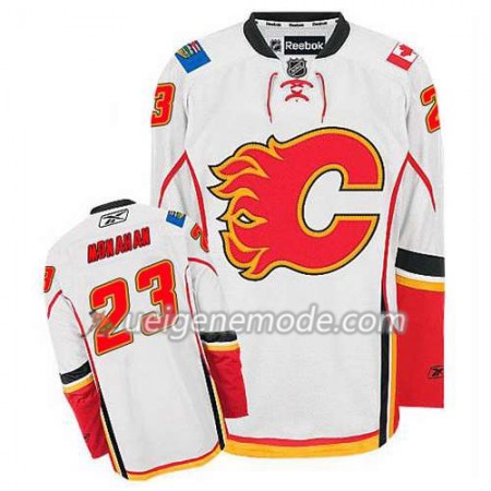 Reebok Herren Eishockey Calgary Flames Trikot Sean Monahan #23 Auswärts Weiß