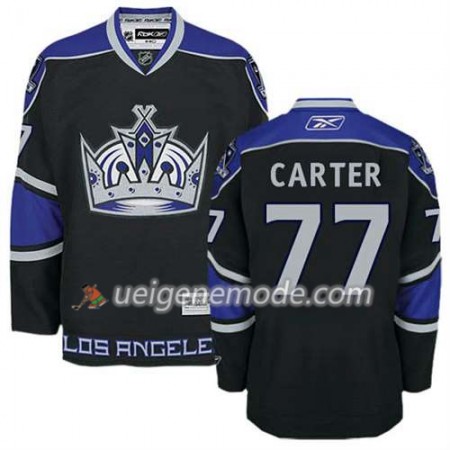 Reebok Herren Eishockey Los Angeles Kings Trikot Jeff Carter #77 Ausweich Schwarz