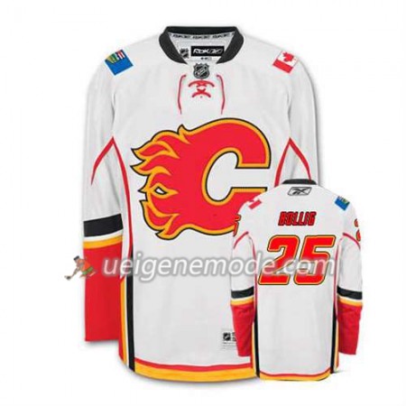 Reebok Herren Eishockey Calgary Flames Trikot Brandon Bollig #25 Auswärts Weiß