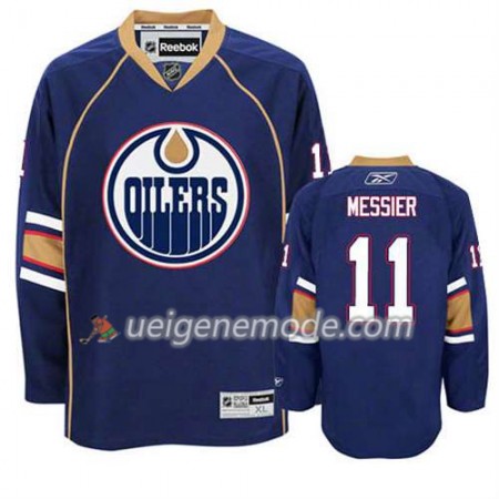 Reebok Herren Eishockey Edmonton Oilers Trikot Mark Messier #11 Ausweich Blau