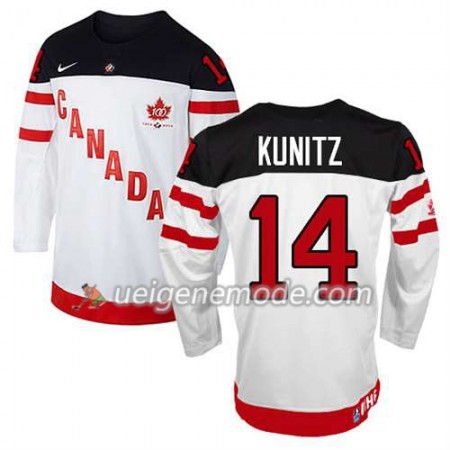 Reebok Herren Eishockey Olympic-Canada Team Trikot Chris Kunitz #14 100th Anniversary Weiß