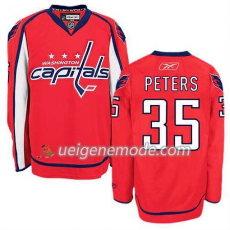 Reebok Herren Eishockey Washington Capitals Trikot Justin Peters #35 Heim Rot