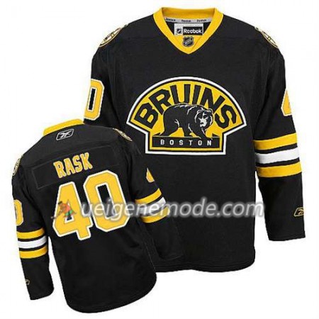 Reebok Herren Eishockey Boston Bruins Trikot Tuukka Rask #40 Ausweich Schwarz