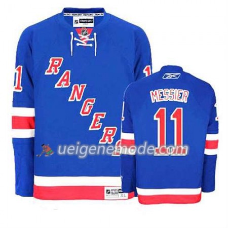 Reebok Herren Eishockey New York Rangers Trikot Mark Messier #11 Heim Blau