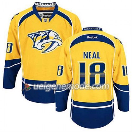 Reebok Herren Eishockey Nashville Predators Trikot James Neal #18 Heim Gold