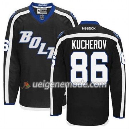 Reebok Herren Eishockey Tampa Bay Lightning Trikot Nikita Kucherov #86 Ausweich Schwarz