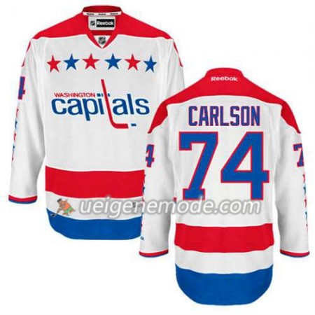Reebok Herren Eishockey Washington Capitals Trikot John Carlson #74 Ausweich Weiß